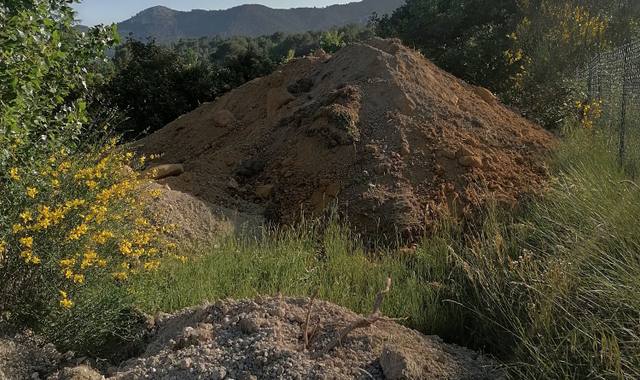 Terre et gravats terre