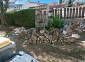 Terre et gravats gravats pierre