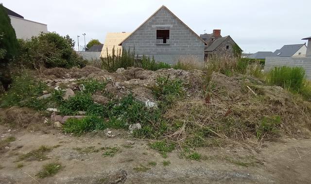 Terre et gravats gravats, un mélange de pierre et de terre