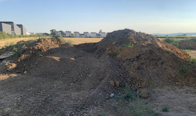 Terre et gravats terre