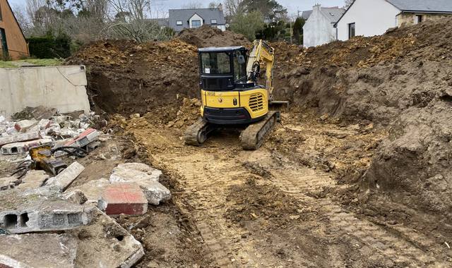 Terre et gravats de terre et Gravat