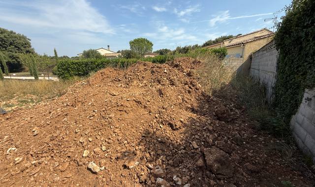 Terre et gravats Terre