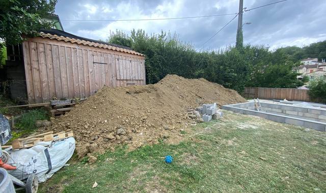 Terre et gravats Terre