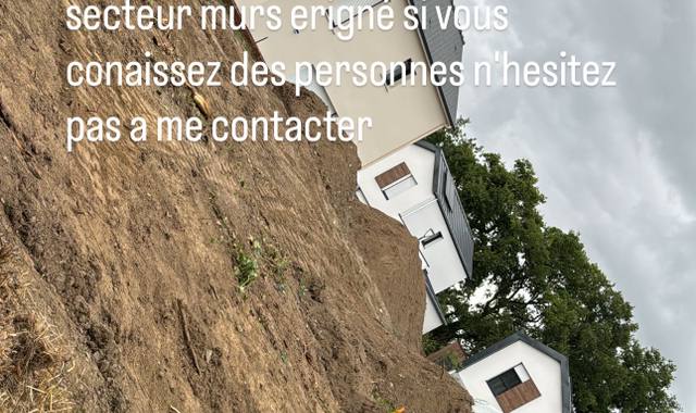 Terre et gravats terre pour remblais