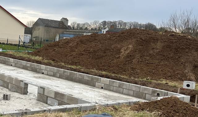 Terre et gravats terre (remblais)