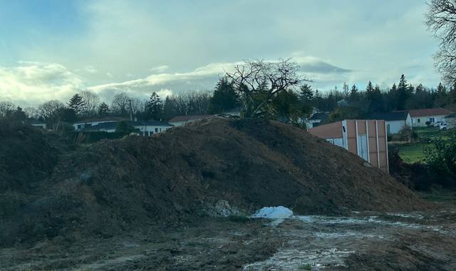 Terre et gravats terre de remblais