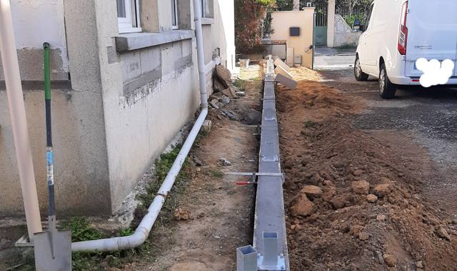 Terre et gravats terre de remblais