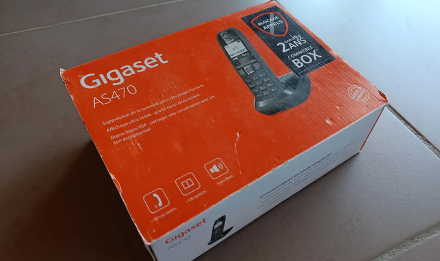 Téléphonie, Internet téléphone fixe DECT GIGASET AS470