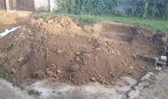 Terre et gravats terre végétale