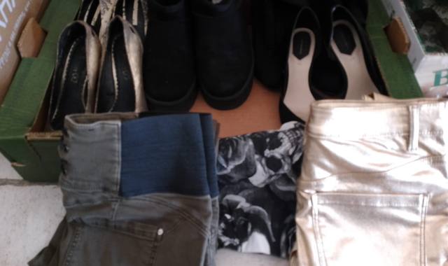 Vêtements à partir du 8 juin prochain, divers vêtements (34/36) et chaussures (37) femme