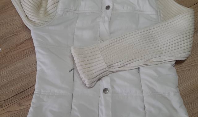 Vêtements donne: BLOUSON BLANC TAILLE S (36)