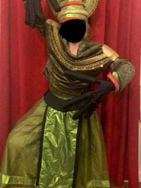 Vêtements déguisement théâtre balinais + cabaret (fait main, pièce unique)