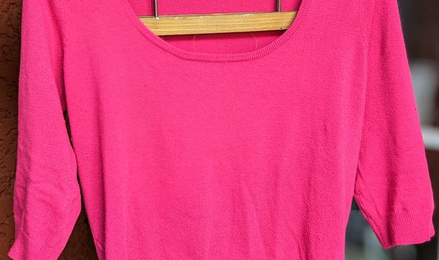 Vêtements tricot rose fushia