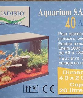 Accessoires pour animaux aquarium de 20 litres (40*20*25cm)