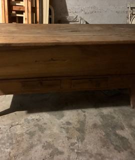 Antiquités pétrin rustique