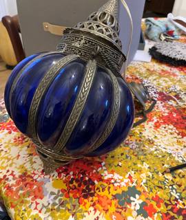 Antiquités lampe orientale