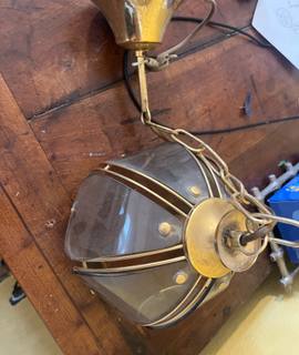 Antiquités suspension lampe
