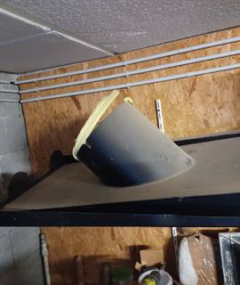 Bricolage solar pour sortie de cheminée.