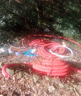 Bricolage lot de gaines et distribution eau