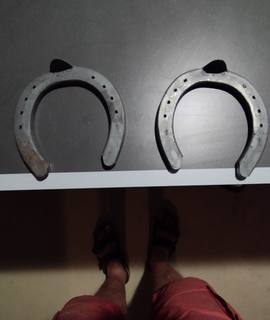 Bricolage fers à cheval