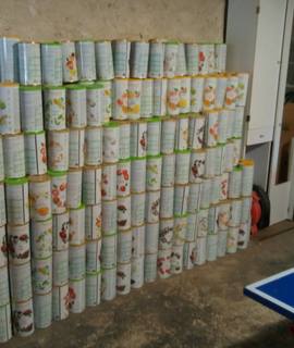 Bricolage 500 boites métalliques