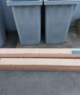 Bricolage lames de parquet