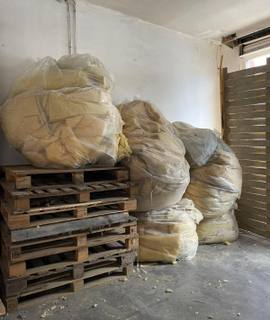 Bricolage isolants en vrac (laine de verre)