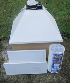 Bricolage hotte Whirpool - Ikea avec extracteur 52x60 3 vitesses - lumière- très bon état