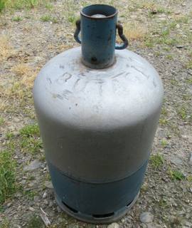 Bricolage bouteille de gaz vide