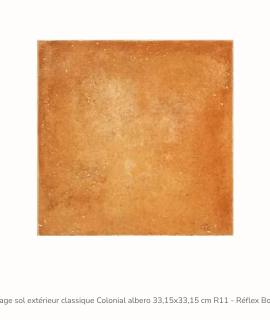 Bricolage carreaux sol extérieur / intérieur couleur terre cuite 33,15x33,15 cm