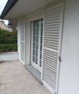 Bricolage volets persiennes anciens