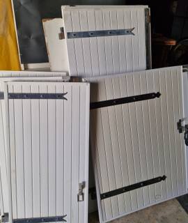 Bricolage volets pvc blanc
