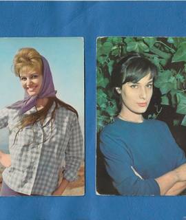 Collection cartes postales actrices