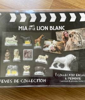 Collection fèves de collection mia et le lion blanc