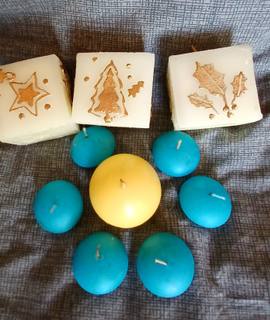 Divers bougies neuves.