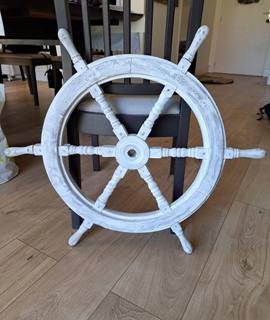 Divers décoration - barre de navire en bois