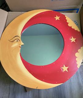 Divers miroir rond Lune