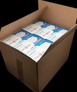 Divers lots de 36 cartons de 2500 masques chirurgicaux