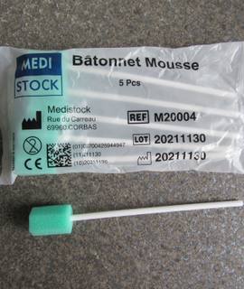 Divers bâtonnets de mousse