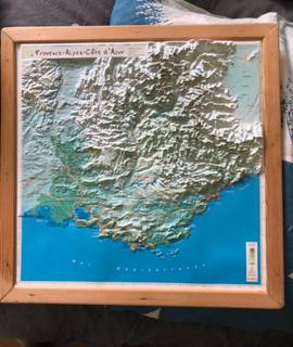 Divers carte relief