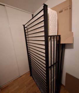 Divers lit mezzanine 1 personne noir acier 90X190