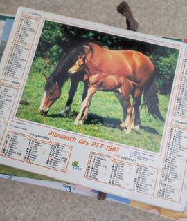 Divers calendriers des postes