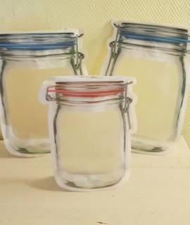 Divers 3 sachets forme bocaux