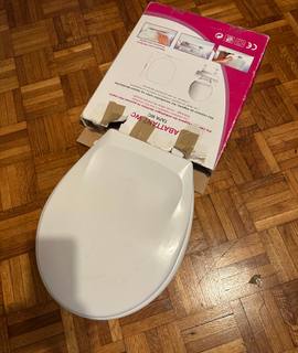 Divers abattant WC blanc