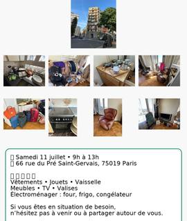 Divers vide maison - 75019
