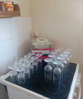 Divers différents verres