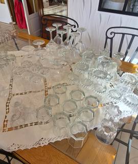 Divers lot de verres
