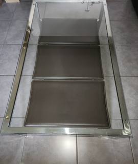 Divers table de salon dessus verre 120x70