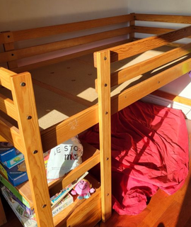 Equipements pour Bébé, Enfants, Puériculture lit mezzanine mi hauteur (pas de livraison) et matelas 90 par 190