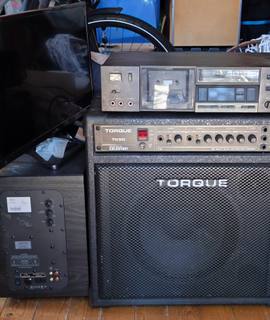 HiFi, Video, Photo sub bass, ampli, magneto cassette cds ..